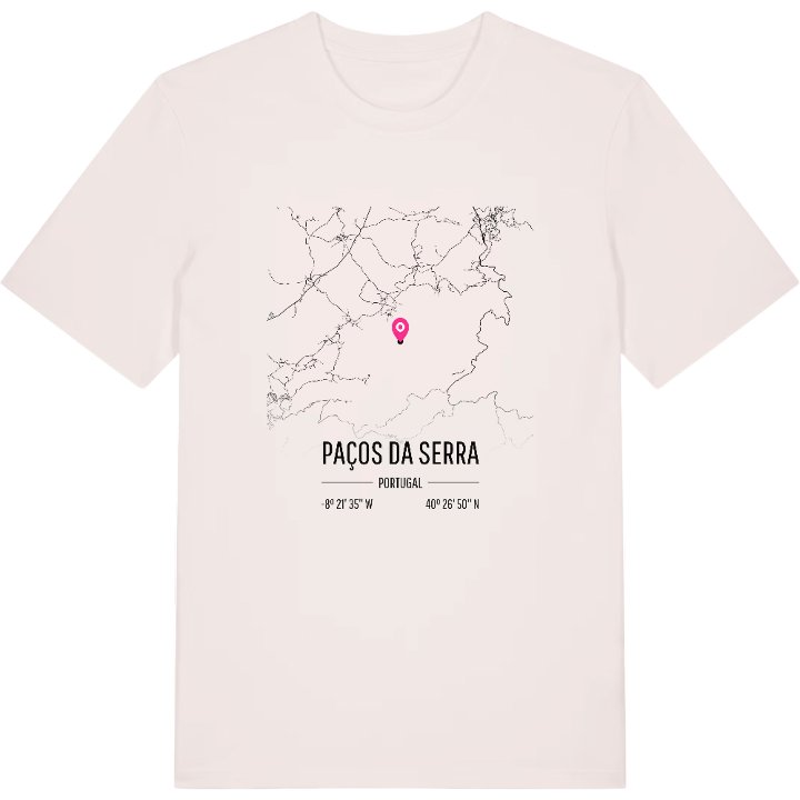 Paços da Serra karta t-shirt – t-shirt från PinShirt