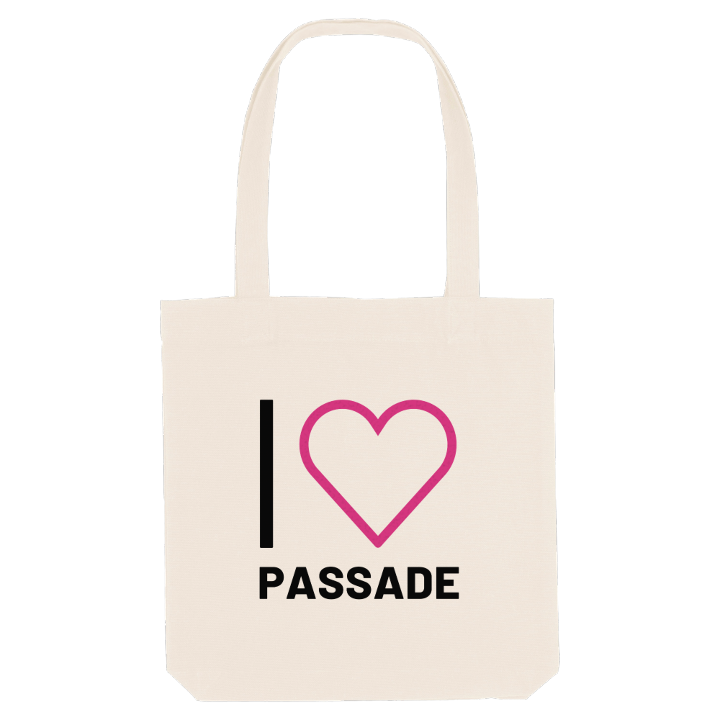 Jag älskar Passade tygkasse stort tryck – tygkasse från PinShirt