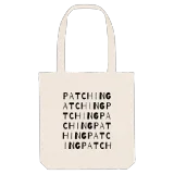 Patching ordlek tygkasse