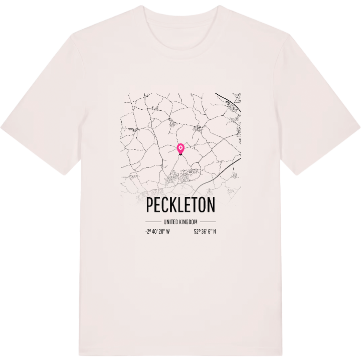 Peckleton karta t-shirt – t-shirt från PinShirt