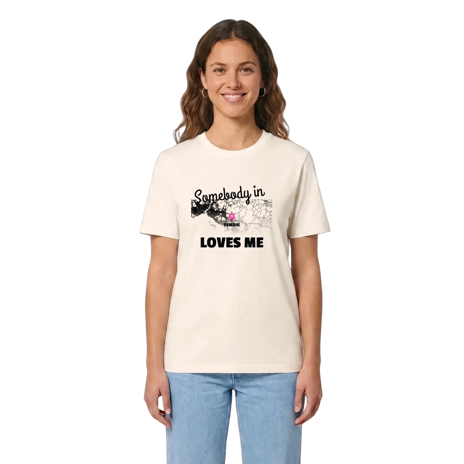 Någon i Pendik älskar mig t-shirt – Vintage White, i miljö