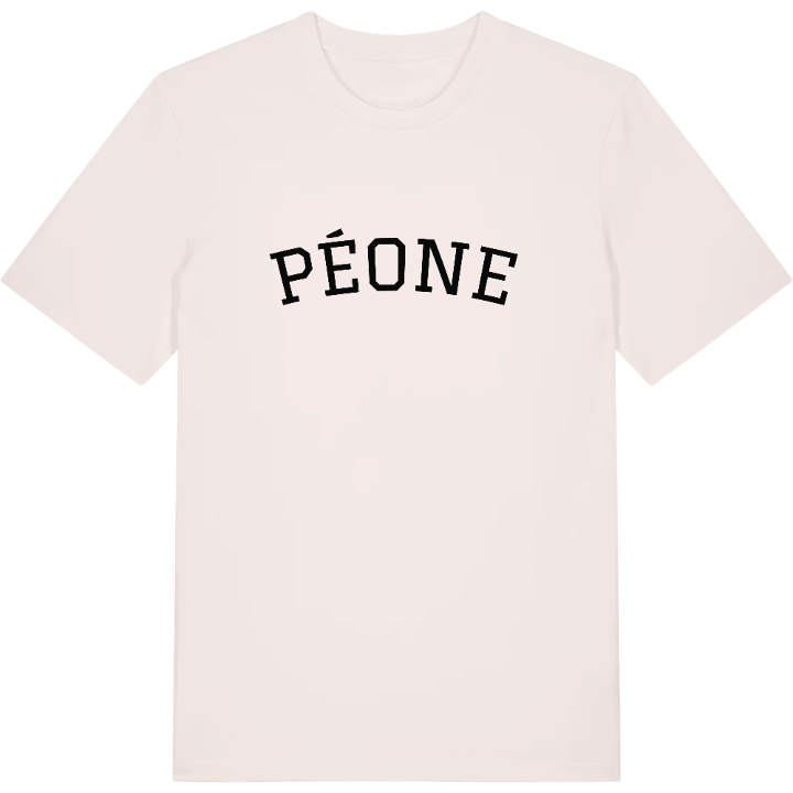 Péone böjd t-shirt – t-shirt från PinShirt
