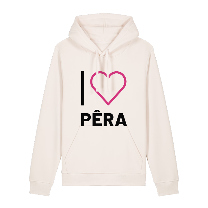Jag älskar Pêra hoodie stort tryck – hoodie från PinShirt