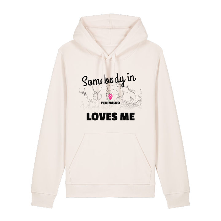 Någon i Perinaldo älskar mig hoodie – hoodie från PinShirt
