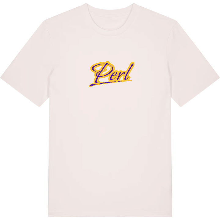 Perl baseball t-shirt – t-shirt från PinShirt