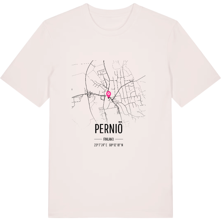 Perniö karta t-shirt – t-shirt från PinShirt