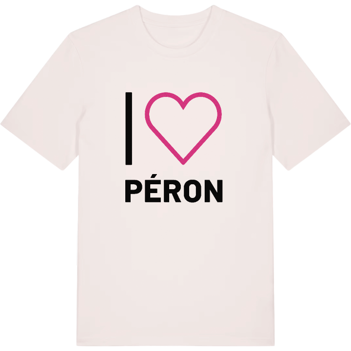 Jag älskar Péron t-shirt stort tryck – t-shirt från PinShirt