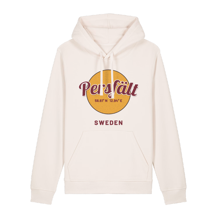 Persfält cirkel hoodie – hoodie från PinShirt