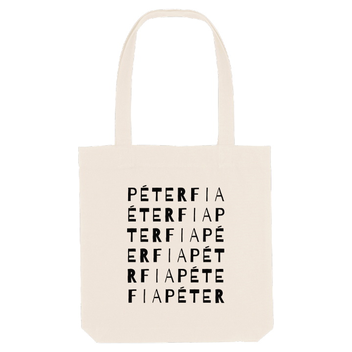 Péterfia ordlek tygkasse – tygkasse från PinShirt