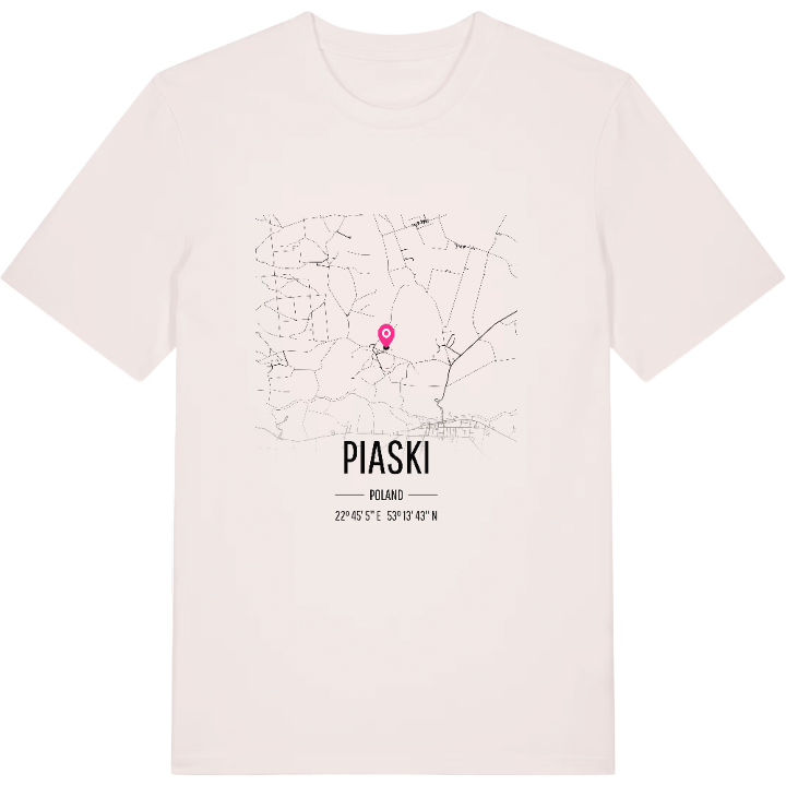 Piaski karta t-shirt – t-shirt från PinShirt