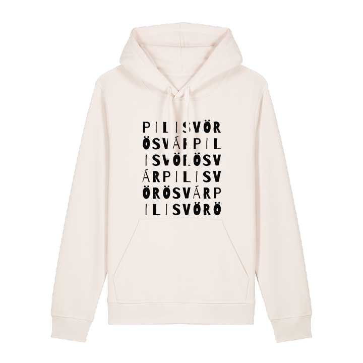 Pilisvörösvár ordlek hoodie – hoodie från PinShirt