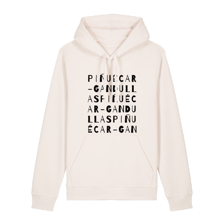 Piñuécar-Gandullas ordlek hoodie – hoodie från PinShirt
