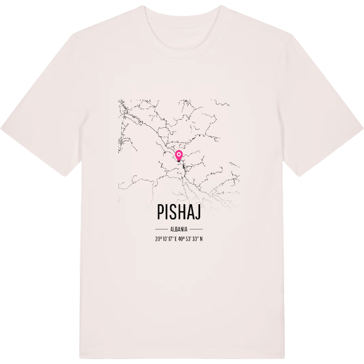 Pishaj karta t-shirt – t-shirt från PinShirt