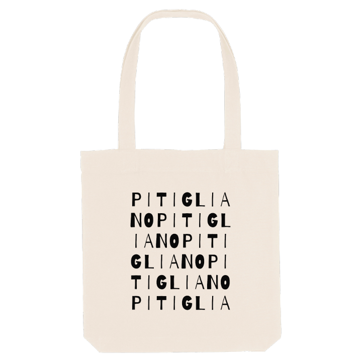 Pitigliano ordlek tygkasse – tygkasse från PinShirt