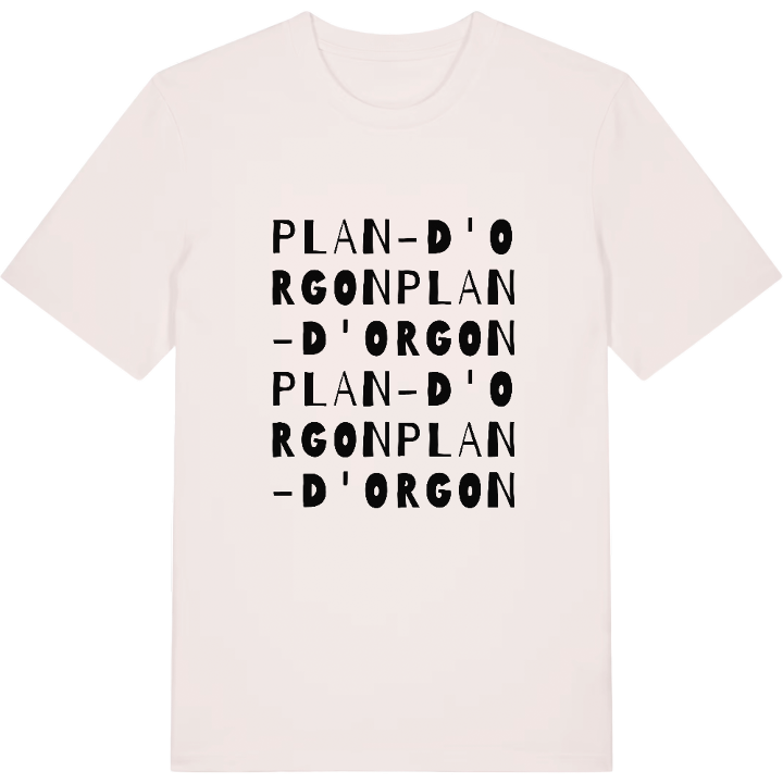 Plan-d'Orgon ordlek t-shirt – t-shirt från PinShirt