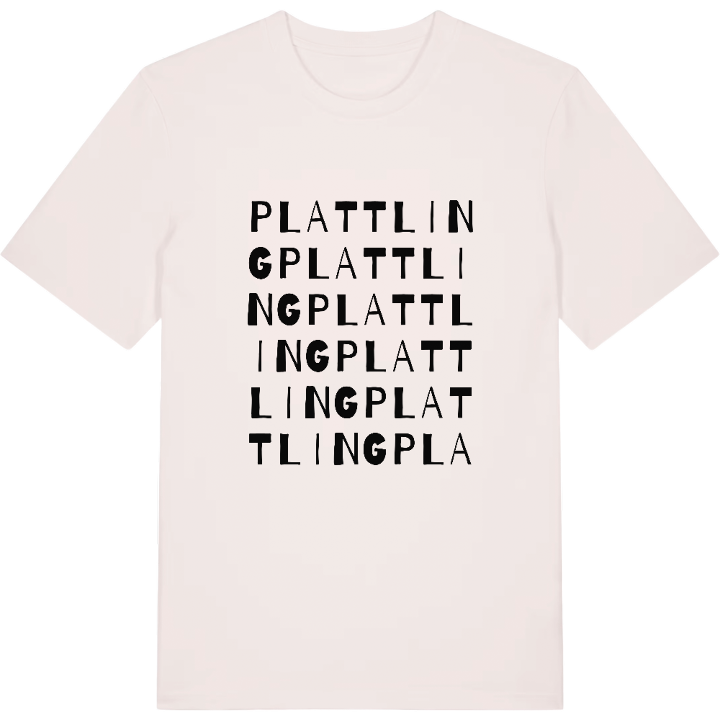 Plattling ordlek t-shirt – t-shirt från PinShirt