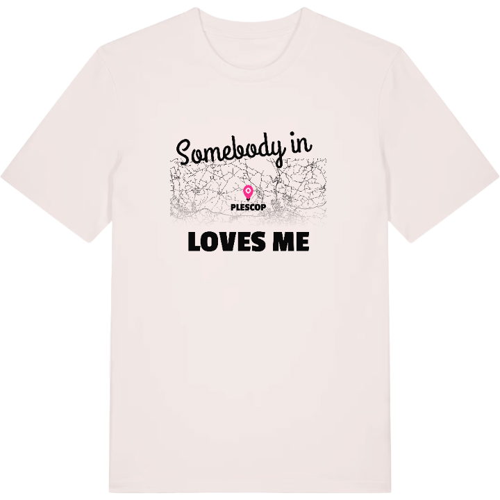 Någon i Plescop älskar mig t-shirt – t-shirt från PinShirt