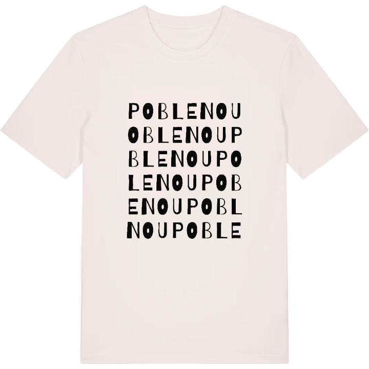 Poble Nou ordlek t-shirt – t-shirt från PinShirt