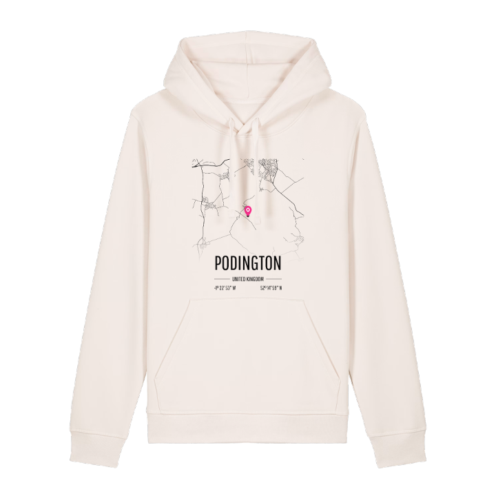 Podington karta hoodie – hoodie från PinShirt