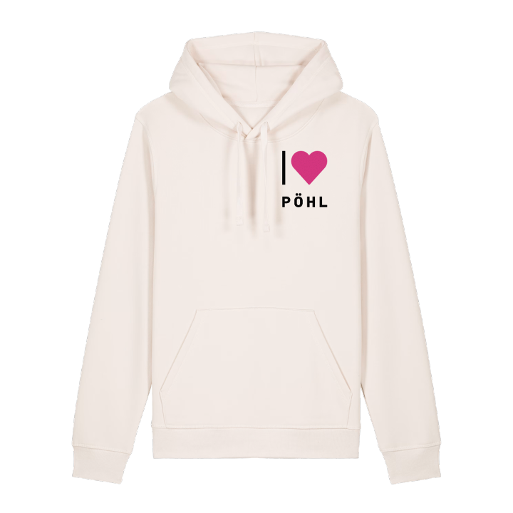 Jag älskar Pöhl hoodie litet tryck – hoodie från PinShirt