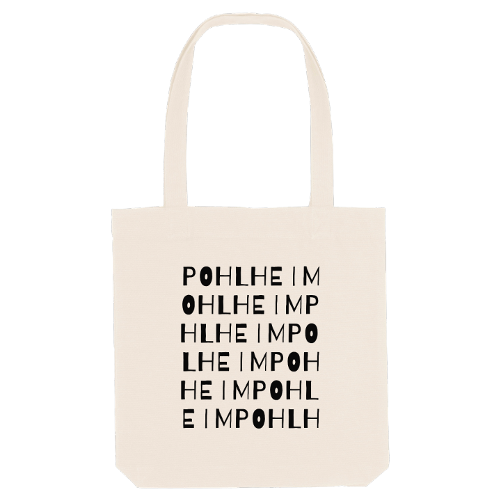 Pohlheim ordlek tygkasse – tygkasse från PinShirt