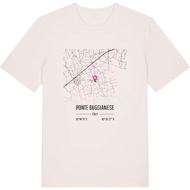 Ponte Buggianese karta t-shirt – t-shirt från PinShirt