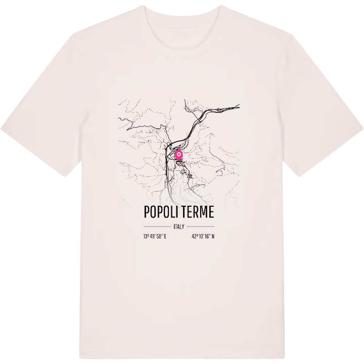Popoli Terme karta t-shirt – t-shirt från PinShirt