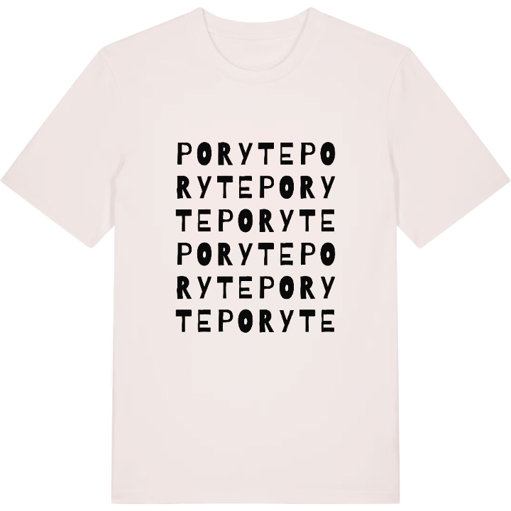 Poryte ordlek t-shirt – t-shirt från PinShirt