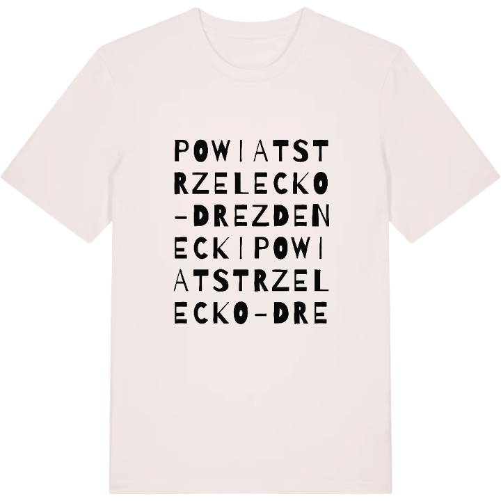 powiat strzelecko-drezdenecki ordlek t-shirt – t-shirt från PinShirt