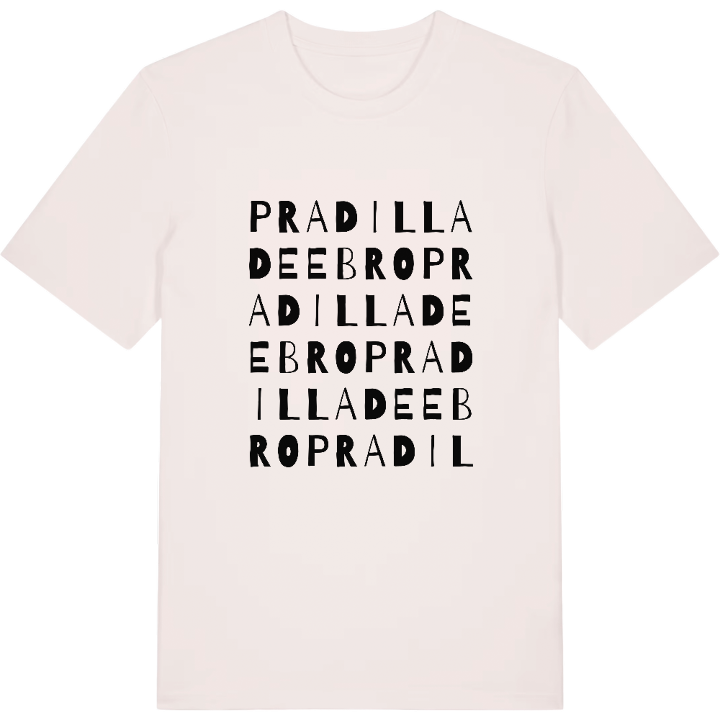 Pradilla de Ebro ordlek t-shirt – t-shirt från PinShirt
