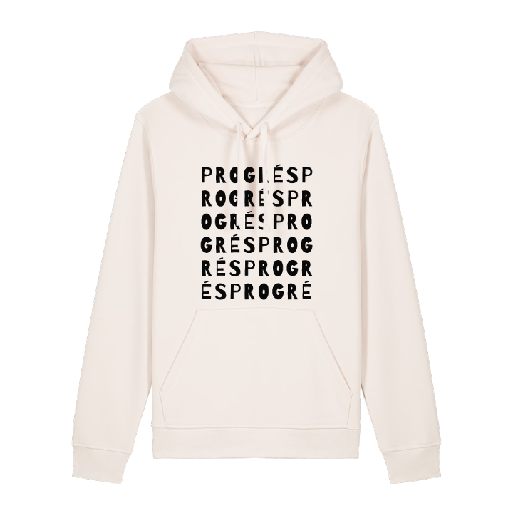 Progrés ordlek hoodie – hoodie från PinShirt