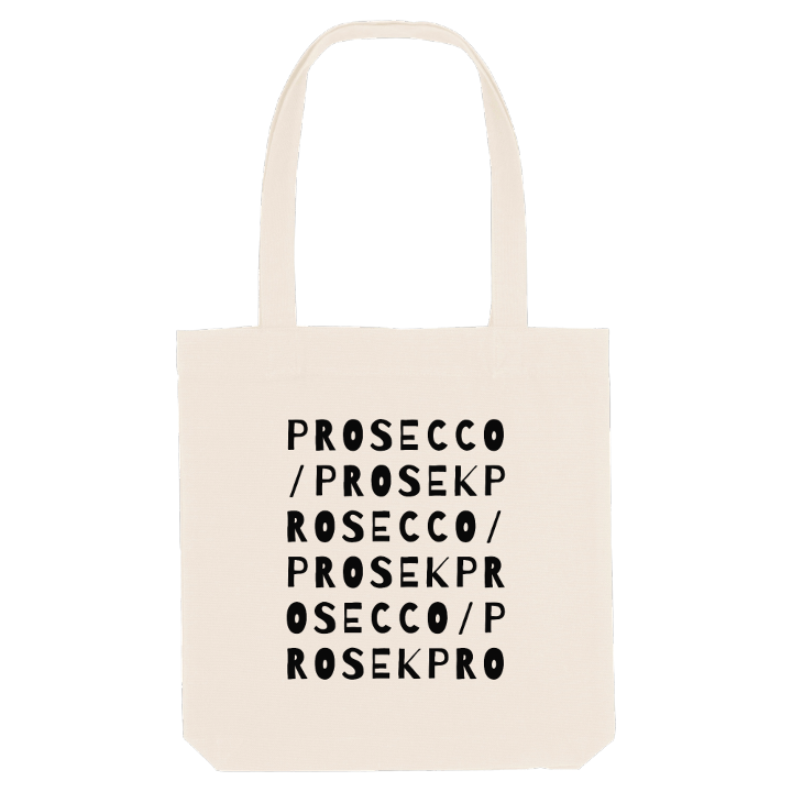 Prosecco / Prosek ordlek tygkasse – tygkasse från PinShirt