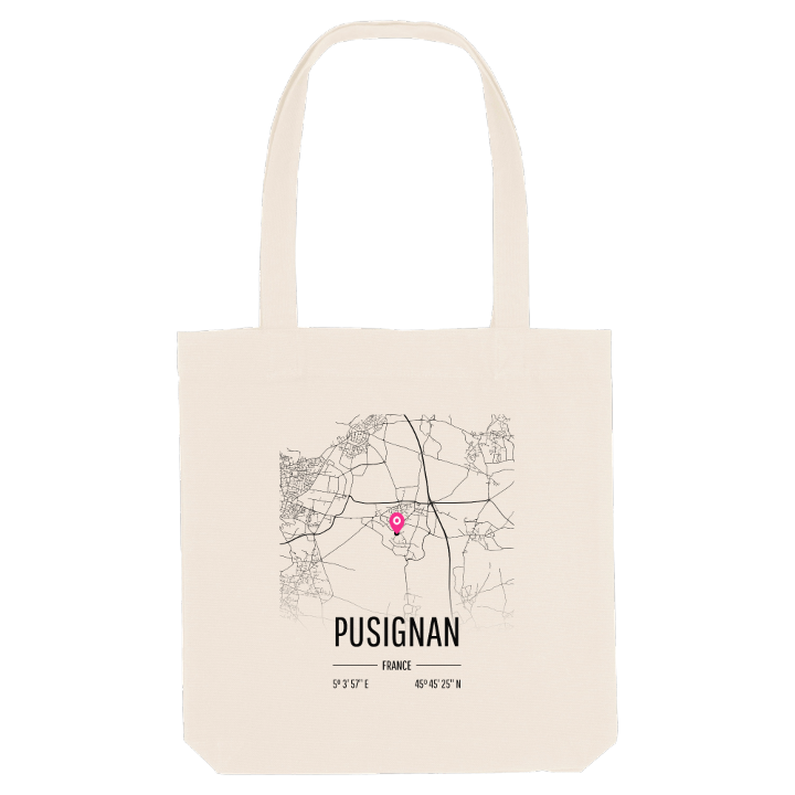 Pusignan karta tygkasse – tygkasse från PinShirt