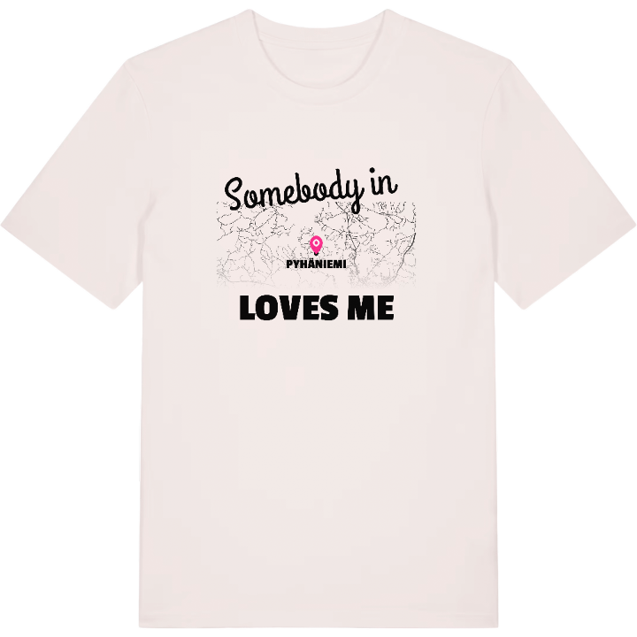Någon i Pyhäniemi älskar mig t-shirt – t-shirt från PinShirt