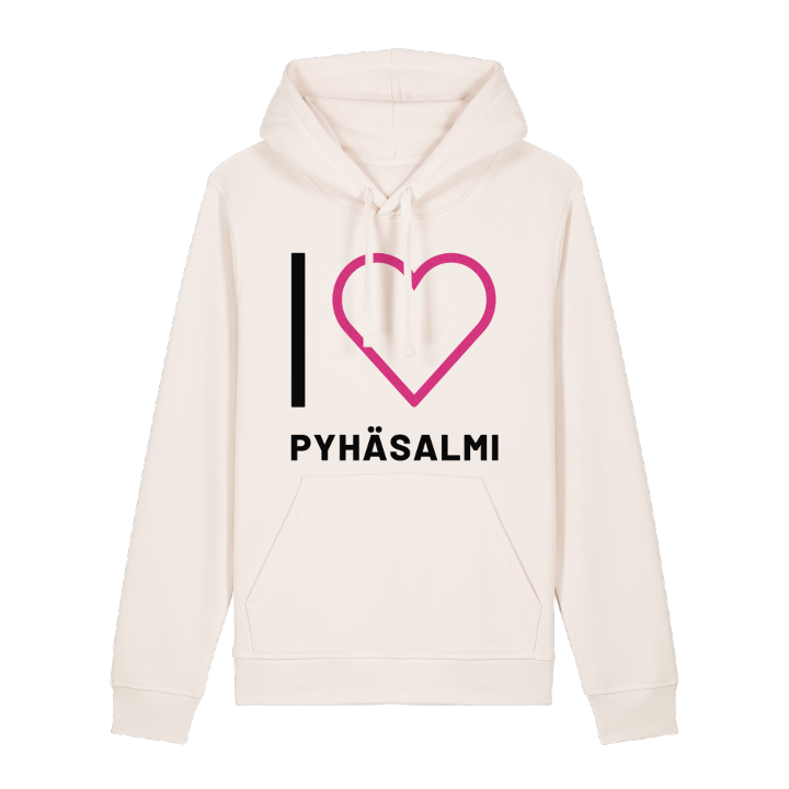 Jag älskar Pyhäsalmi hoodie stort tryck – hoodie från PinShirt
