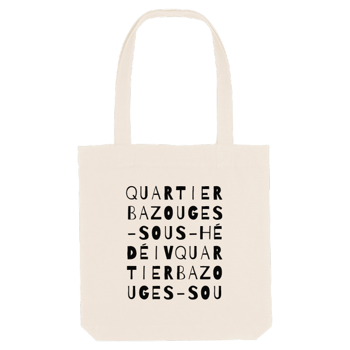 Quartier Bazouges-sous-Hédé IV ordlek tygkasse – tygkasse från PinShirt