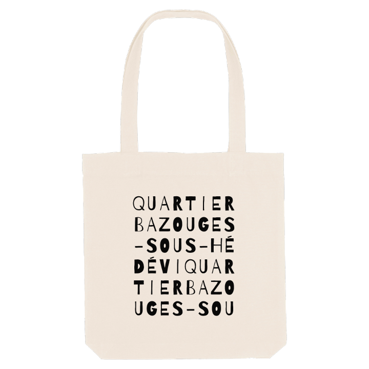 Quartier Bazouges-sous-Hédé VI ordlek tygkasse – tygkasse från PinShirt