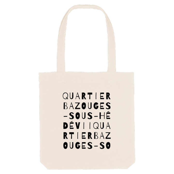 Quartier Bazouges-sous-Hédé VII ordlek tygkasse – tygkasse från PinShirt