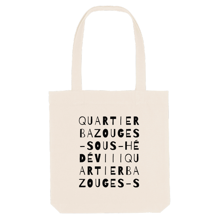 Quartier Bazouges-sous-Hédé VIII ordlek tygkasse – tygkasse från PinShirt