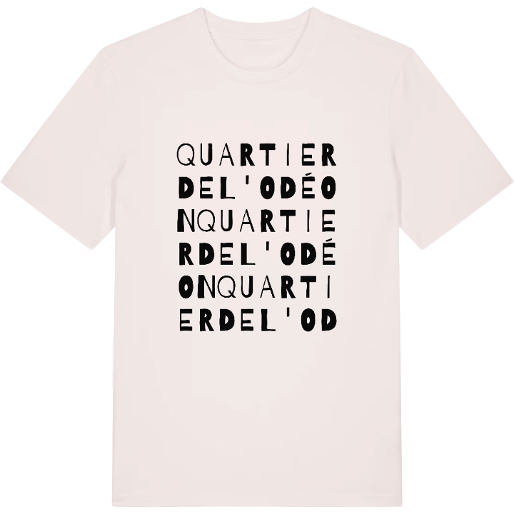 Quartier de l'Odéon ordlek t-shirt – t-shirt från PinShirt