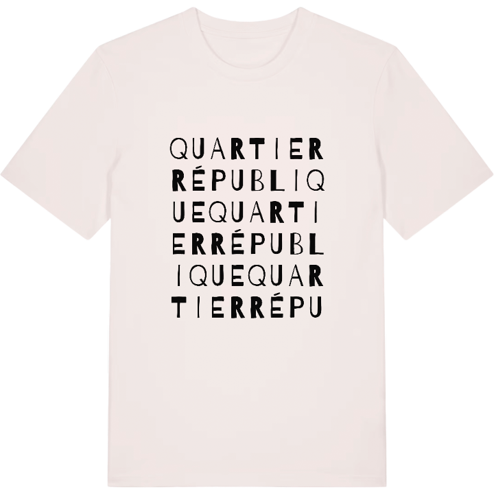 Quartier République ordlek t-shirt – t-shirt från PinShirt