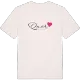 Quer hjärta t-shirt