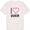 Jag älskar Quer t-shirt stort tryck