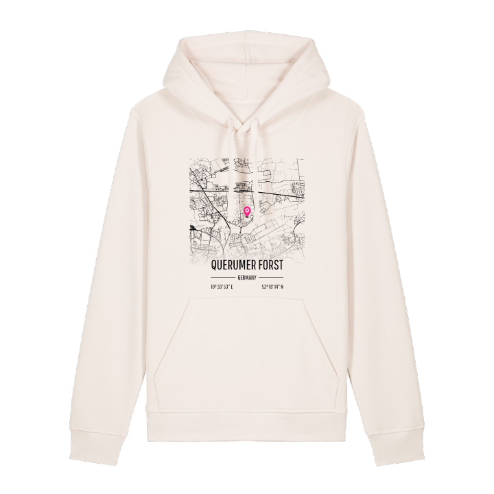 Querumer Forst karta hoodie – hoodie från PinShirt