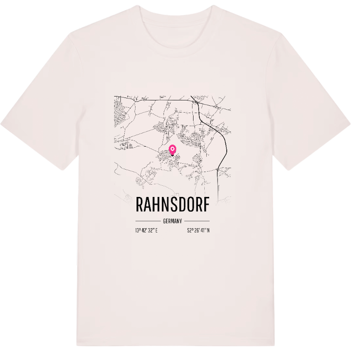 Rahnsdorf karta t-shirt – t-shirt från PinShirt