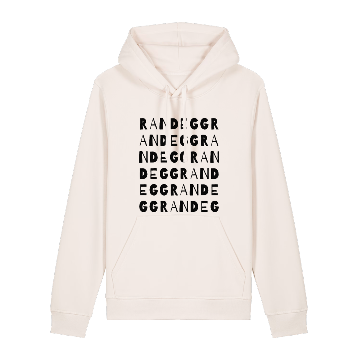 Randegg ordlek hoodie – hoodie från PinShirt