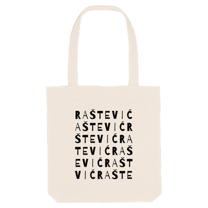Raštević ordlek tygkasse – tygkasse från PinShirt