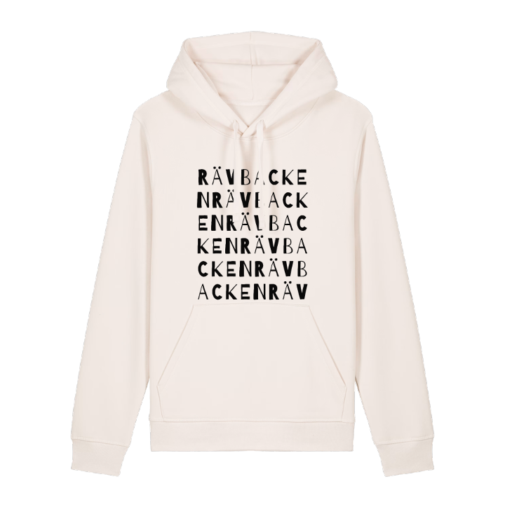 Rävbacken ordlek hoodie – hoodie från PinShirt