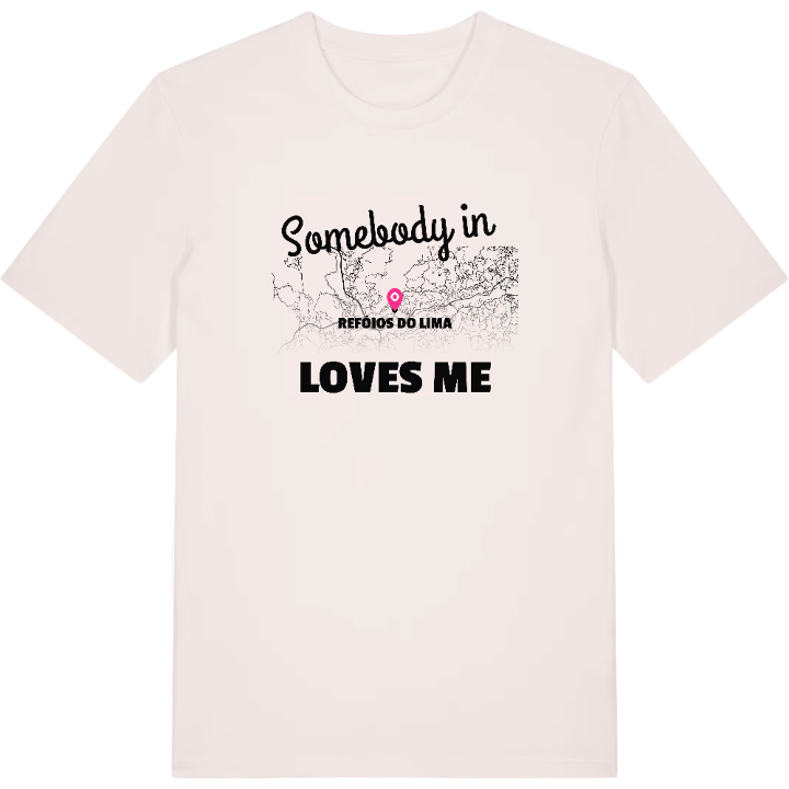 Någon i Refóios do Lima älskar mig t-shirt – t-shirt från PinShirt