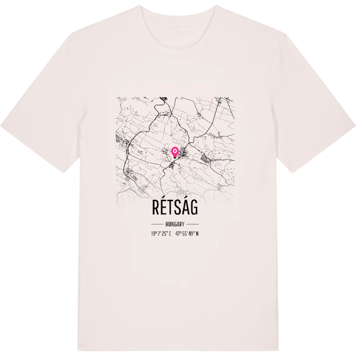 Rétság karta t-shirt – t-shirt från PinShirt